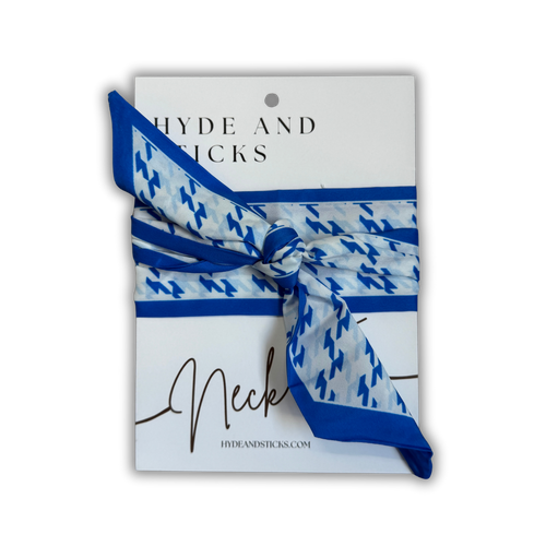 H&S Necktie - Blue Geo