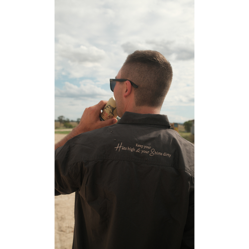 The Alex Work Shirt - Charcoal