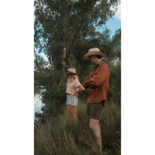 The Rhett Work Shirt - Rust