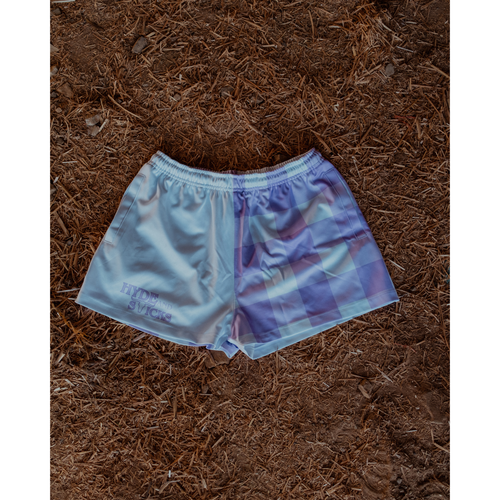 H&S Out in the Sticks Rugby Shorts - Lilac
