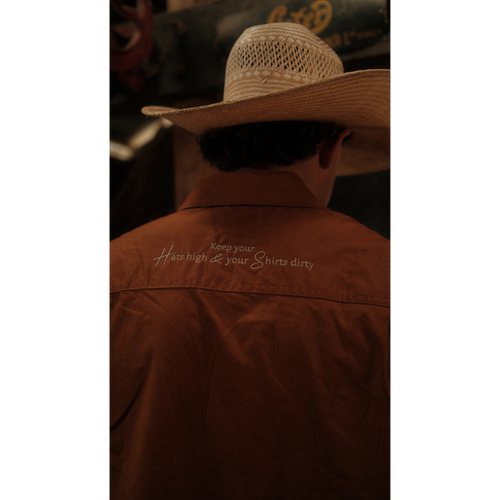 The Rhett Work Shirt - Rust
