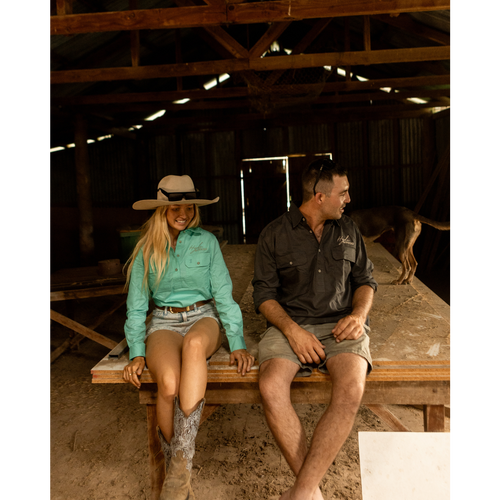 The Anna Work Shirt - Mint