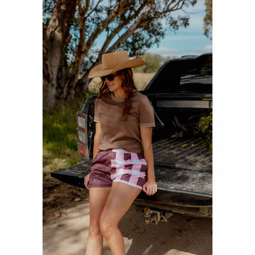 H&S Out in the Sticks Rugby Shorts - Sugar