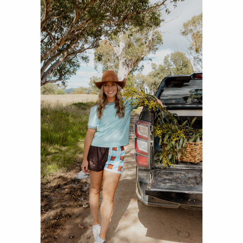 H&S Out in the Sticks Rugby Shorts - Sea Shore