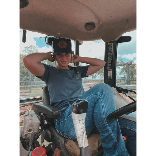 H&S Bail em’ Tee- Petrol Blue