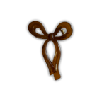 H&S Bow Hair Claw - Coffee