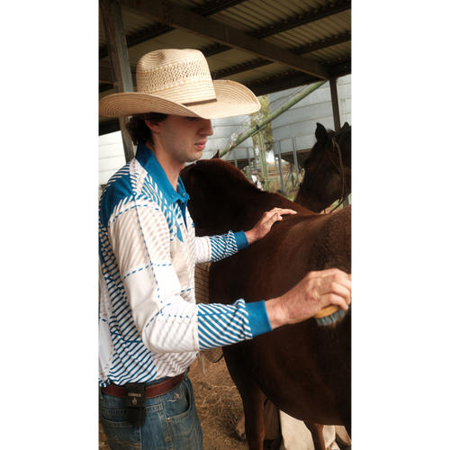 H&S Blue-Collar Jersey - Blue Plaid