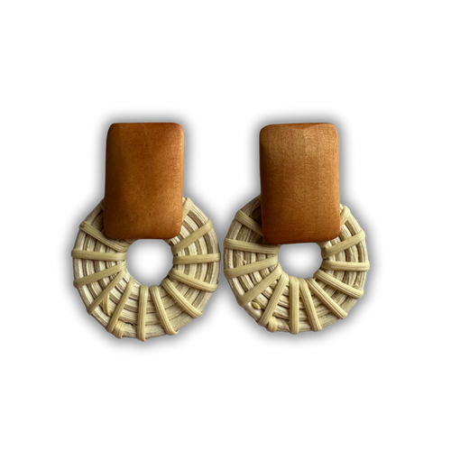 H&S Level Up Rattan Dangle Earring