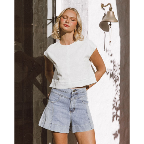 H&S Yours Truly Denim Shorts