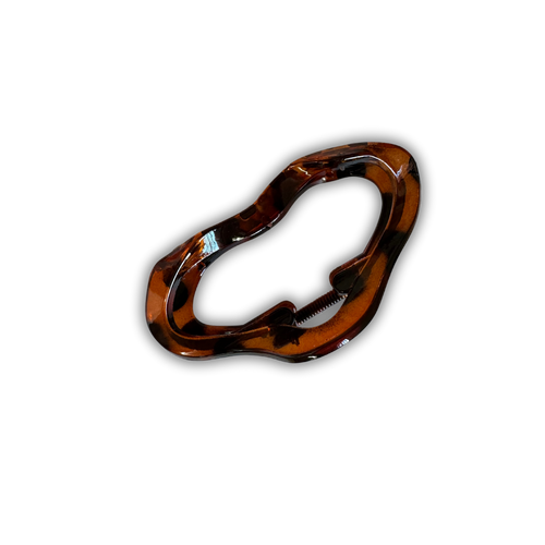 H&S Rake Hair Claw - Cowprint