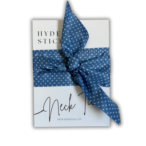 H&S Necktie - Polka Blues