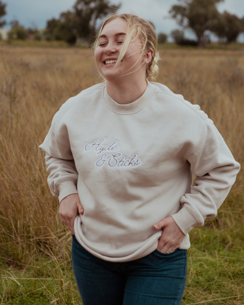 H&S Bonnie Crewneck - Bone