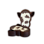 H&S x Western Candles Wooden Cowhead