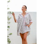 H&S Ginny Shirt - Grey & Pink