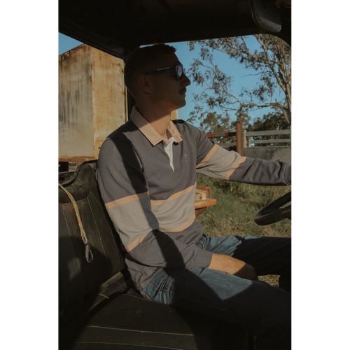 H&S Rider Rugby Jersey - Navy