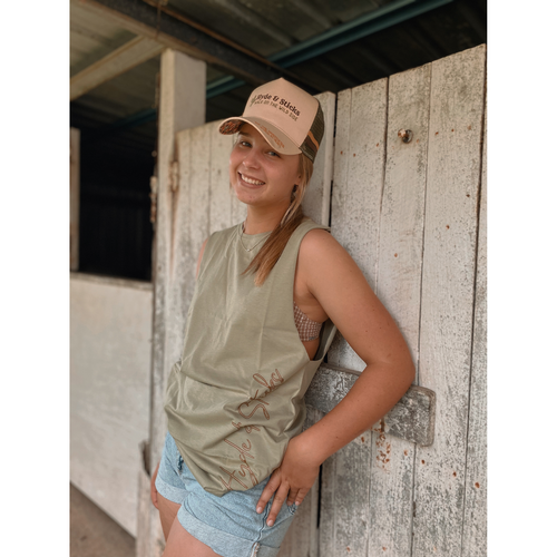 H&S Tank Muscle Singlet - Pale Green