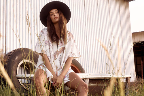 H&S Darlin Western Linen Shirt