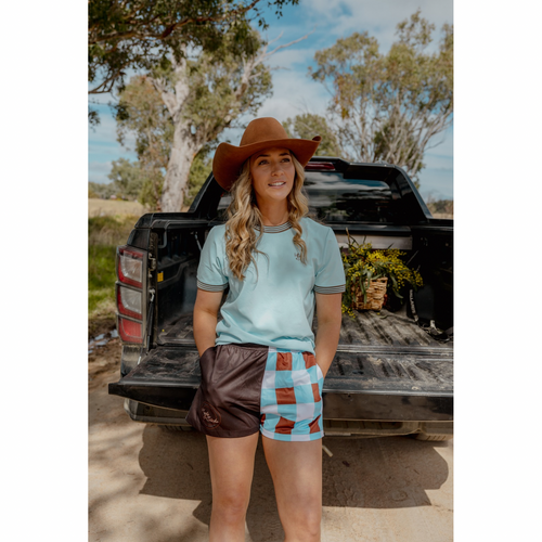 H&S Out in the Sticks Rugby Shorts - Sea Shore