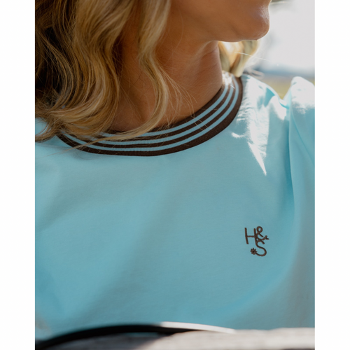 H&S 90's Retro Cowgirl Tee - Blue