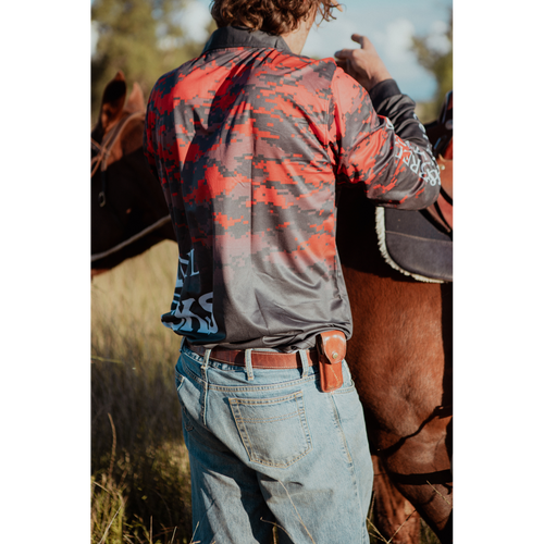 H&S Hunter Down Under Jersey - Red Digit