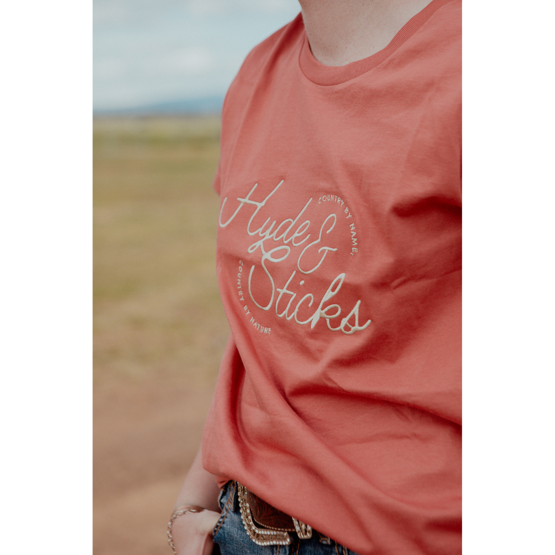 H&S Country By Name Tee - Coral