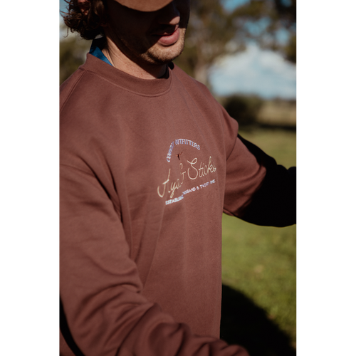 H&S Clyde Crewneck - Chestnut