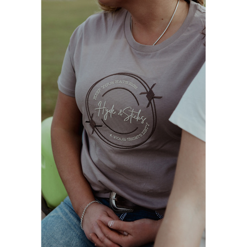 H&S Bail em’ Ladies Tee - Mushroom