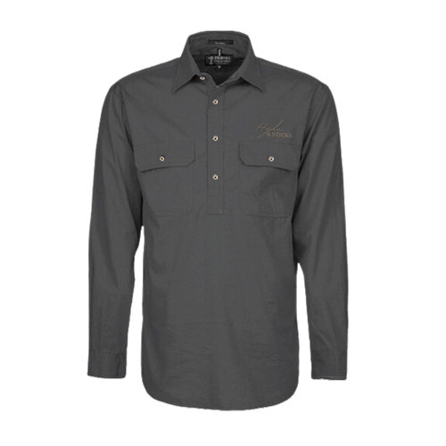 The Alex Work Shirt - Charcoal