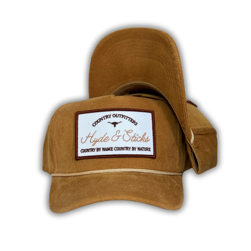 H&S Jimmy Corduroy Trucker Cap - Mustard