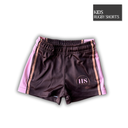 H&S Out in the Sticks Rugby Shorts - Kids Barbie