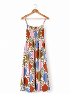 SBM Paperheart Patchwork Floral Midi Dress AU 8