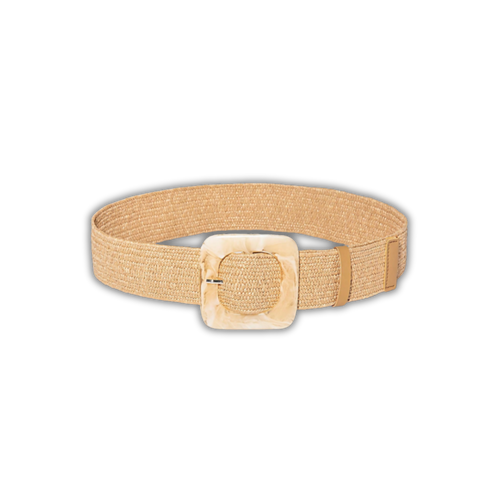 H&S Boho Style Elastic Rattan Belt - Pastoral