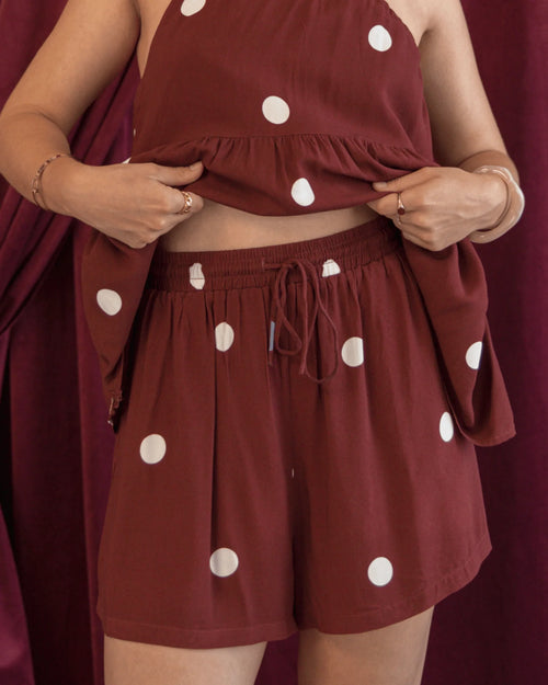 SBM Lullaby Club Polka Dot Breastfeeding-Friendly Set XS