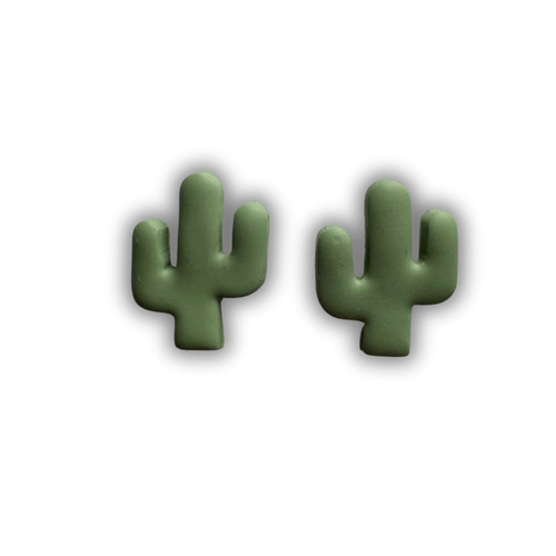 H&S Clay Cactus Studs