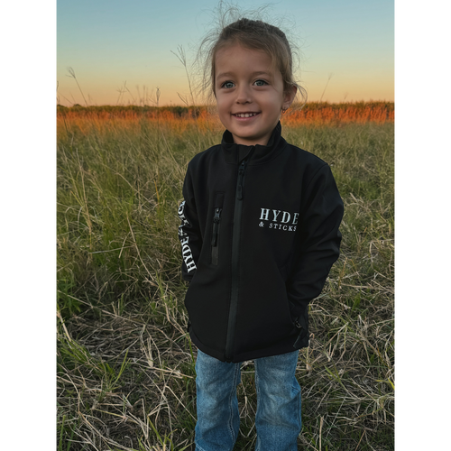 H&S Kids & Unisex Signature Softshell Jacket - Black