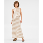 SBM Target Neutral Stripe Two-Piece Set TOP 10P SKIRT 8