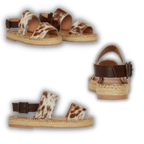 H&S Till Dawn Sandal - Light Cowhide