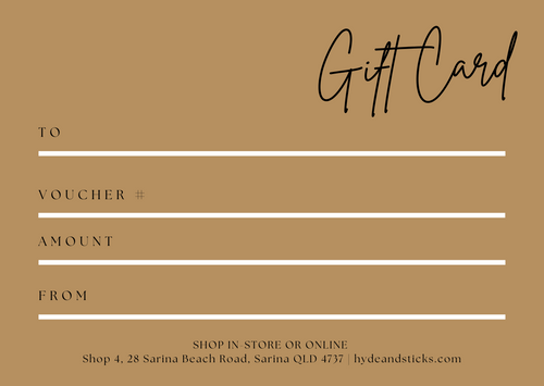 Hyde & Sticks E-Gift Card - Gift Voucher