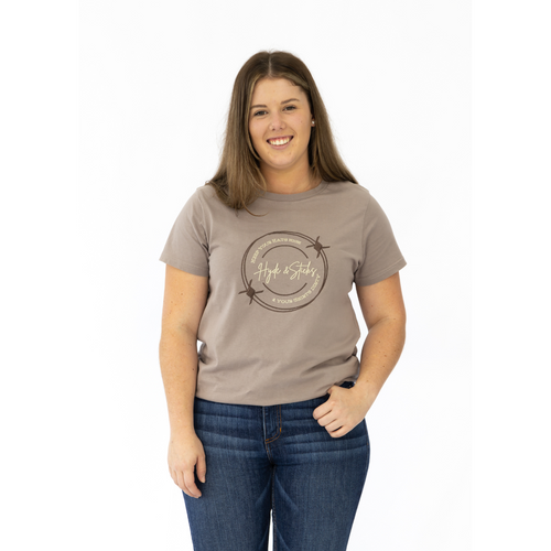 H&S Bail em’ Ladies Tee - Mushroom