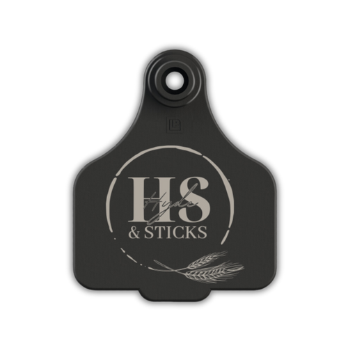 H&S Signature Cattle Tag Key Rings