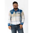 H&S Blue-Collar Jersey - Blue Plaid