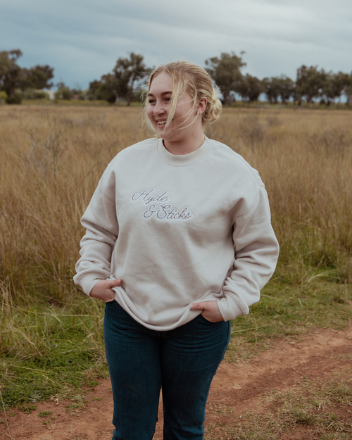 H&S Bonnie Crewneck - Bone