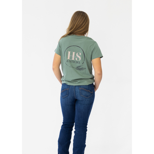 The Catie Signature Tee - Sage