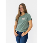 The Catie Signature Tee - Sage