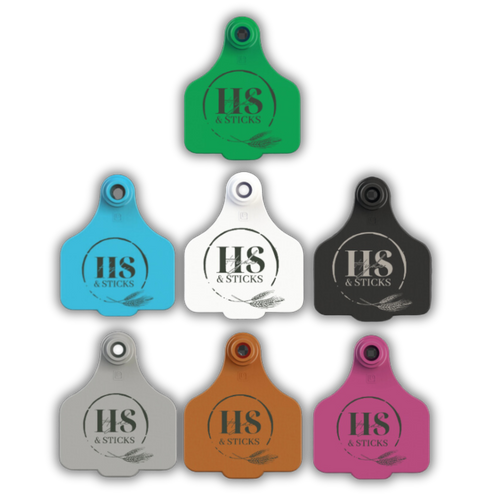 H&S Signature Cattle Tag Key Rings