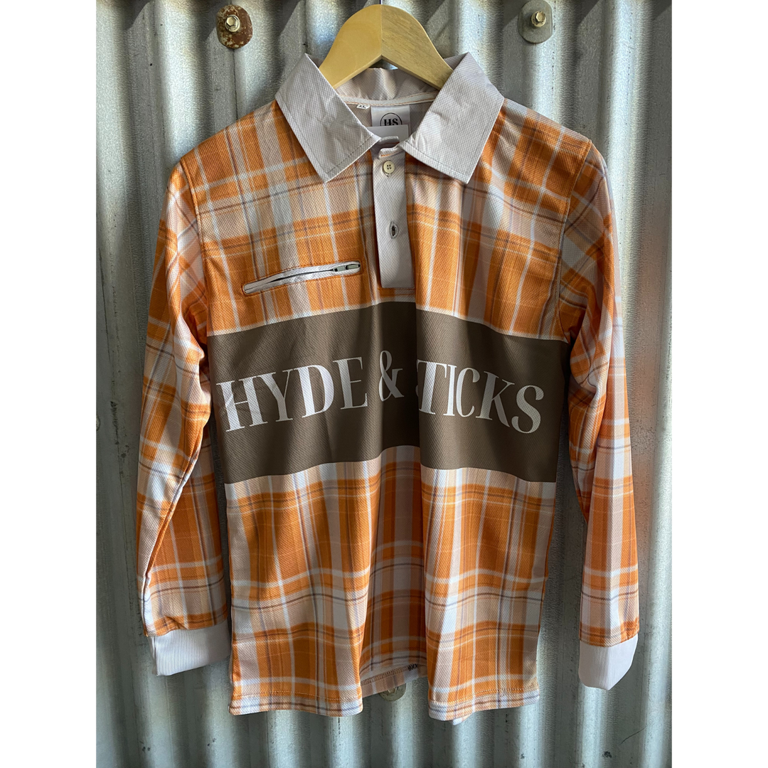H&S Checked-Out Jersey - Orange Plaid