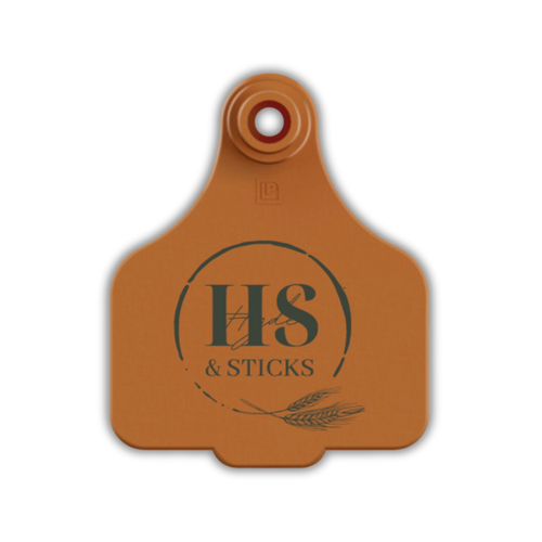 H&S Signature Cattle Tag Key Rings