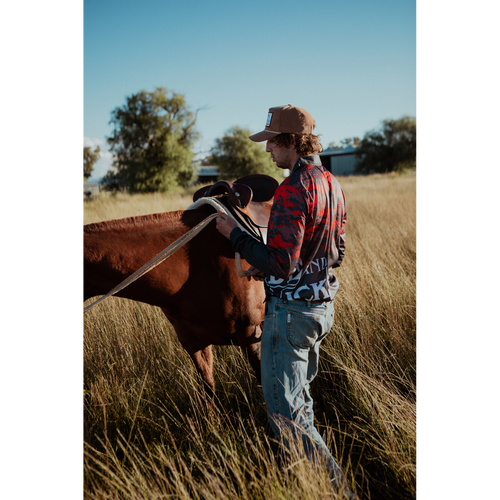 H&S Hunter Down Under Jersey - Red Digit