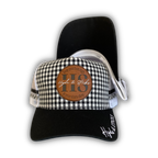 H&S Gingham Truckers Cap - Black