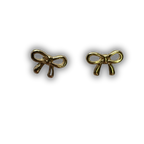 H&S BOWtiful Stud Earrings - Gold